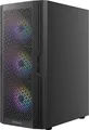 Produktbild: ANTEC AX20 PC Gehäuse Midi Tower Gaming Black ATX, schwarz