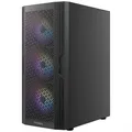 Produktbild: ANTEC AX20 PC Gehäuse Midi Tower Gaming Black ATX, schwarz