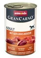 Produktbild: animonda GranCarno Adult mit Geflügelherzen 6x 400 g Hundefutter Nassfutter