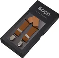 Produktbild: LLOYD Men’s Belts Hosenträger LLOYD-Hosenträger 25 mm uni Lederrückenteil Clips 11-Cognac