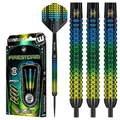 Produktbild: WINMAU Firestorm 22 Gramm Profi Wolfram Steeltip Dartpfeile Set mit Flights und Schäfte