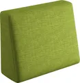 Produktbild: sunnypillow Palettenkissen mit abnehmbarem Bezug Kaltschaum Palettenauflage Palettenpolster Palettensofa Sitzkissen Rückenlehne Indoor Outdoor Seitenkissen 60x40x20/10cm Grün
