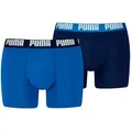 Produktbild: PUMA Boxershorts PUMA MEN EVERYDAY BASIC BOXERS 2P (Packung, 2er Pack) mit Puma Webbund blau XL