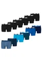 Produktbild: PUMA Boxer Boxershorts Men Herren Everyday Unterhose Unterwäsche 12er Pack, Farbe:Black/Blue, Bekleidungsgröße:XL