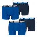 Produktbild: PUMA 4 er Pack Boxer Boxershorts Men Herren Unterhose Pant Unterwäsche, Farbe:420 - True Blue, Bekleidungsgröße:XL