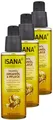 Produktbild: ISANA PROFESSIONAL Haaröl Arganöl & Pflege, 300 ml (3x 100ml) - Strapaziertes & trockenes Haar - Pflegeöl enhält Argan- & Sonnenblumenöl