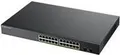 Produktbild: Zyxel GS1900-24HPv2 - Switch - Smart - 24 x 10/100/1000 (PoE) + 2 x 10/100/1000 - an Rack montierbar, wandmontierbar - PoE (170 W) (GS190024HPV2-EU0101F)