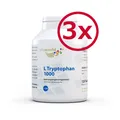 Produktbild: 3er Pack Vita World L-Tryptophan 1000mg 3x 120 Tab, Hochdosiert Serotonin, Vegan