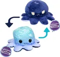 Produktbild: Oktopus Reversible Rainbow Kuscheltier Wende Plüschtier Octopus groß 20 cm doppelseitiger Flip Spielzeug Geschenkidee Die Farben sind unsortiert und Nicht wählbar