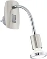 Produktbild: Chrom Nickel Grau Moderne Wandlampe für die Steckdose 3000K 240lm IP20 110°