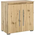 Produktbild: arthur berndt Kommode, Eiche Artisan, Holzwerkstoff, 2 Fächer, 85x92x50 cm, Blauer Engel, Hergestellt in Deutschland, Wohnzimmer, Kommoden & Sideboards, Kommoden