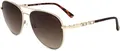Produktbild: Guess Damen Sonnenbrille GF6143 Gold/Braun 100% UV-Schutz neu Original mit Etui