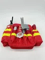 Produktbild: Theo Klein 8900 Fire Fighter Henry Feuerwehr-Rucksack I Mit batteriebetriebener