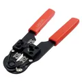 Produktbild: LogiLink Professional (WZ0004 Crimpzange (8P8C-RJ45) mit Kabelschneider und Metall-Abisolierer