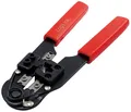 Produktbild: LogiLink Crimpzange RJ45 mit Kabelschneider und Abisolierer schwarz/rot
