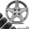 Produktbild: 4x Alu Ganzjahresreifen Kompletträder für Seat MII Reifen 165/70R14 Michelin