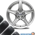 Produktbild: 4x Alu Ganzjahresreifen Kompletträder für VW Polo Reifen 165/70R14 Michelin