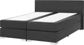 Produktbild: BELIANI Boxspringbett Schwarz Kunstleder 160 x 200 cm Modern