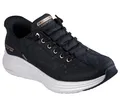 Produktbild: Skechers Damen Contour Foam Golden Hour Hands Free Slip-ins Sneaker, Schwarz/Rotgold, 42 EU