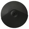 Produktbild: Fame FCP12HHS HiHat Cymbal Pad 12, Professionelles Stereo E-Drum Becken Pad, Gummispielfläche, 2 Zonen, Realistische Ansprache, Perfekter Rebound, Kompatibel mit Fame DD-Modellen, Alesis