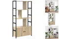 Produktbild: Bücherregal Regal Sonoma Eiche 80x30x155,5 Cm Spanplatte
