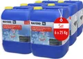 Produktbild: 6x25 kg BAYZID® Flüssigchlor 13% zur effektiven Pool Desinfektion