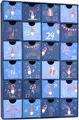 Produktbild: Wichtel Adventskalender zum Befüllen Weihnachten Weihnachtswichtel Blau Rot 32cm