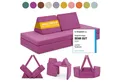 Produktbild: Linodino Kindersofa Spielsofa I aus Schaumstoff Bausteine I Spielcouch für Kinder, Wasserfeste Unterbezüge, Waschbare Chenille Bezüge 30°