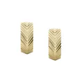 Produktbild: Fossil Damen Goldfarbener Edelstahl mit Ringverschluss Ohrringe, Gold-Ton