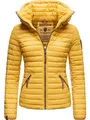 Produktbild: MARIKOO Damen Übergangsjacke Steppjacke mit abnembarer Kapuze Löwenbaby Gelb Gr. XS