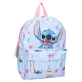Produktbild: Disney Lilo & Stitch Rucksack Forest Friends Rucksack für Kinder | Schule | Kindergarten Farbe Hellblau Größe 31 x 23 x 8 cm, Hellblau Und Rosa, Einheitsgröße