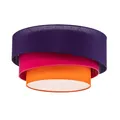 Produktbild: Euluna Deckenlampe Trio Max Deckenleuchte Lampe Ø60 cm violett pink orange