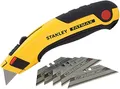 Produktbild: Stanley Fatmax Messer 7-10-778 (mit einziehbarer Klinge, 170 mm Länge, robustes Zinkdruckgehäuse mit patentierter InterLock-Verbindung, Ersatzklingen im Griff verstaubar, Klingenwechsel ohne Werkzeug)