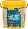 Produktbild: sera Vipagran Granules 10 L (3,6 kg) | Hauptfutter aus Softgranulat 4% Insektenmehl | Gesundes Wachstum & kräftige Entwicklung | Auch für Fische mit kleinem Maul | Ohne Farb- & Konservierungsstoffe