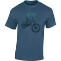Produktbild: Baddery Print-Shirt Fahrrad T-Shirt: 