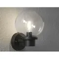 Produktbild: Konstsmide - Led Außenwandleuchte Mit Dämmerungssensor, Schwarz Mit Glas Kugel Ø 20cm