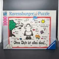 Produktbild: Ravensburger Ohne Dich ist alles doof Puzzle 1000 Sheepworld  TeileNr.153213 NEU