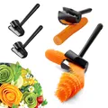 Produktbild: Spiralschneider Spiralförmige Blumenwalze Karottenspiral Gemüsehobel  Gemüses...