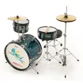 Produktbild: Fame 3 PC Drumset Tabaluga Dark Blue - Schlagzeug Set, 16