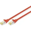 Produktbild: Digitus DK-1644-A-030-R-10 RJ45 Netzwerkkabel, Patchkabel CAT 6a S/FTP 3.00m Rot 1St.