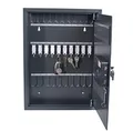 Produktbild: Pavo-Schlüsselschrank mit digitalem Elektronikschloss/auch mit Fingerabdruckleser oder Schlüssel zu öffnen, magnetischer Schlüsselhalter für 50 Schlüssel,10 Schwarze magnetische Schlüsselringe GRATIS