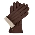 Produktbild: Hand Gewand by Weikert CHARLIE – Nappa-Herrenlederhandschuhe aus Ziegenleder mit feiner Kaschmir-Wolle Fütterung und Touchfunktion; Herren Lederhandschuhe; Winter, gefüttert, leather gloves braun