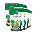 Produktbild: BORCHERS Spirulina Pulver 8x 150g, Pflanzliche Basis, leicht löslich, von Natur aus vegan, ohne Zusätze, Protein- und Eisenreich, Bio-Qualität, vielseitig einsetzbar