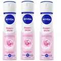 Produktbild: 3x 150ml Nivea Rosenblüte Deo Spray 72h Anti Transpirant sinnlicher Rosenduft