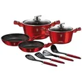 Produktbild: Berlinger Haus Topfset Mit Zubehör Bh-6141 - Rot