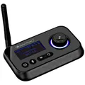 Produktbild: Omnitronic BDT-5.0 Bluetooth® Musik-Sender/Empfänger Bluetooth Version: 5.0 30 m