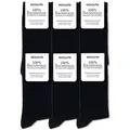 Produktbild: OCCULTO Businesssocken Herren 100% Baumwollsocken 6er Pack (Modell: Roland) (6-Paar) schwarz 39-42