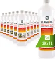 Produktbild: 30x 1 L FLAMBIOL® Bioethanol 96,6% Premium für Ethanol-Tischkamin in Flaschen