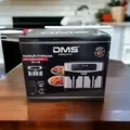Produktbild: DMS HF-11S 11L Doppel Heißluftfritteuse Fritteuse Doppelkammer Digital - Schwarz