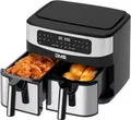 Produktbild: DMS 11L Doppel-Heißluftfritteuse Fritteuse Doppelkammer Digital Touch HF-11S